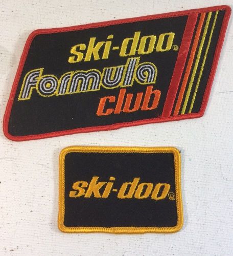 Snowmobiler  patches vintage ski -doo  formula