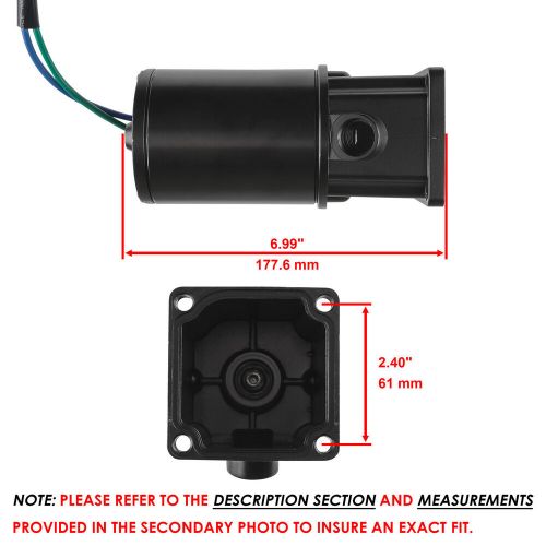 Power tilt trim motor for mercury outboard 50 - 90 120 125hp 809885a2 809885a1