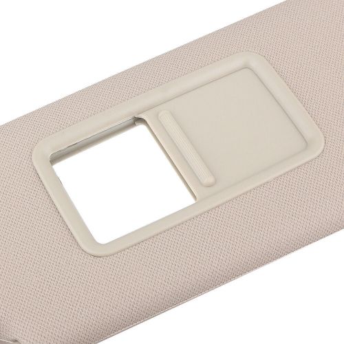 Beige left side sun visor sunshade w/mirror for hyundai elantra 2011-2015