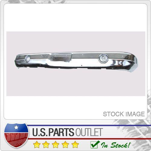 Street scene 950-45108 chrome bumper single light openings license plate bucke