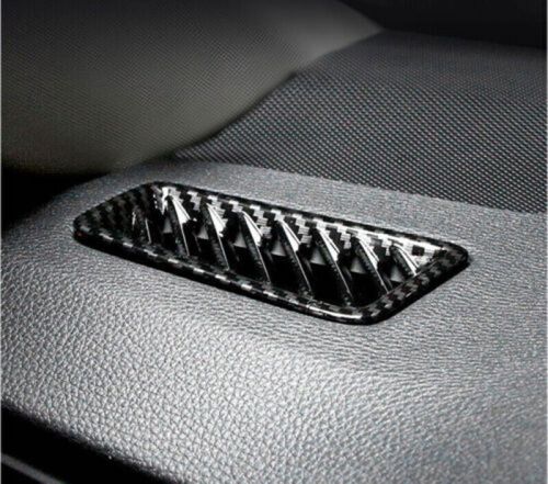 For toyota rav4 2019-2023 carbon fiber dashboard side outlet vent cover trim 4x