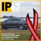 Smoke lens led rear side marker lights reflector lamp for 2015-2017 chrysler 200