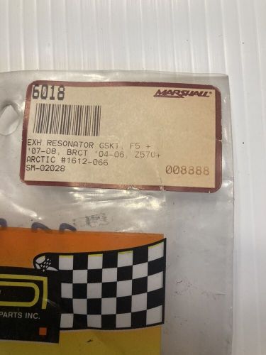 Spi exhaust resonator gasket 6018 for arctic cat snowmobiles