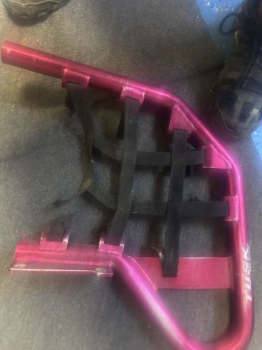 Yfz 450r 450x yfz450r yfz450x nerf bars pro peg red bar with black nets