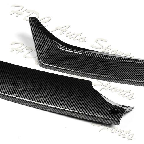 For 2014-2021 bmw 2-series f22 f23 base carbon painted front bumper lip spoiler