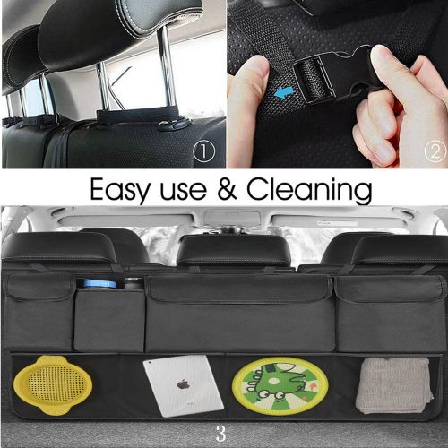 Universal cargo car net trunk organizer hanging back seat storage organizer new