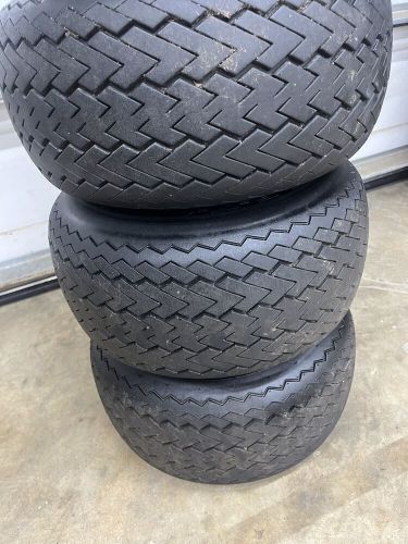 Set of 4 - kenda 18x8.50-8 take off golf cart oem tires &amp; wheels - 90%+ tread