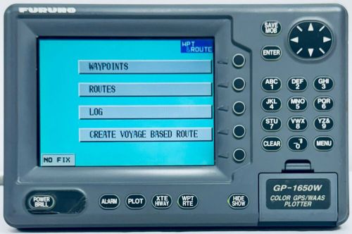 Furuno gp-1650w color gps/waas plotter navigator display unit