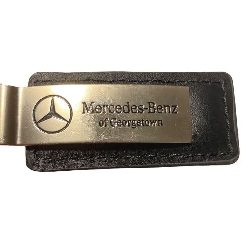 Mercedes-benz georgetown, tx leather key ring fob dealership advertise texas 527