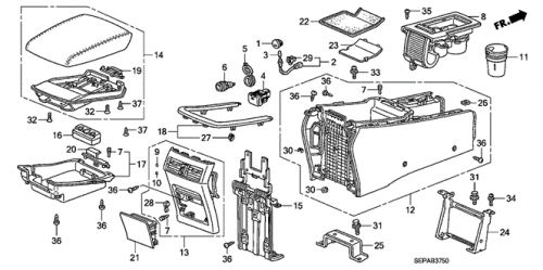 Genuine honda acura jack assembly auxiliary in 39112-sna-a01