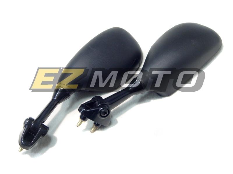 For kawasaki zx6rr ninja zx6r zx636 03-04 zx9r 98 00 01 02 03 black pair mirrors