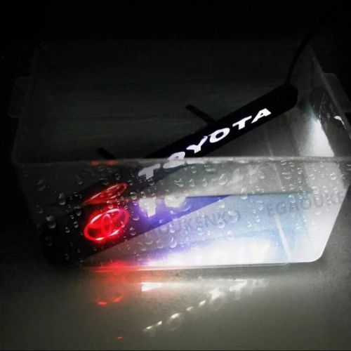 Oem toyota glowing led grill emblem illumination 164mm*29mm / about 6.45*1.14 in