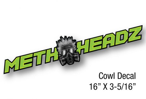 Methheadz decal - die cut (3.5&#034; x 16&#034;)