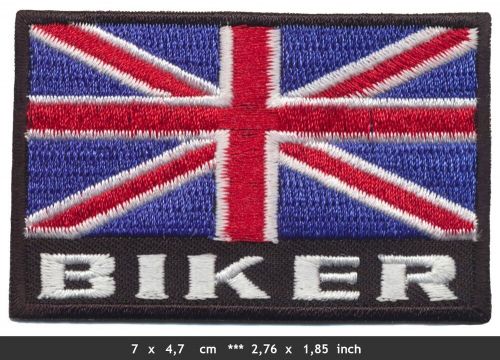 Great britain biker flag patch patch motorcycle motocycle chopper uk-