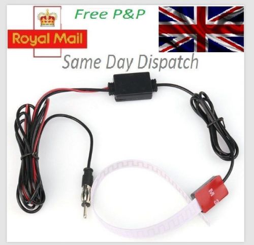 Electronic stereo radio am fm hidden antenna 12v universal for car vehicle