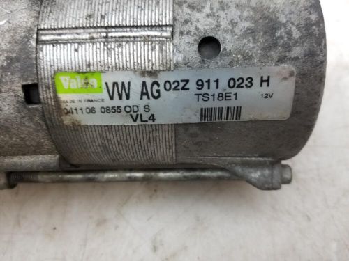 Volkswagen golf starter motor 1.9 diesel 5 speed manual 2007 mk5 bxe