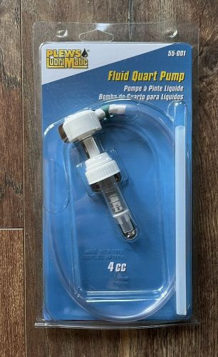 Plews 55001 lubrimatic fluid quart pump fits standard quart bottles