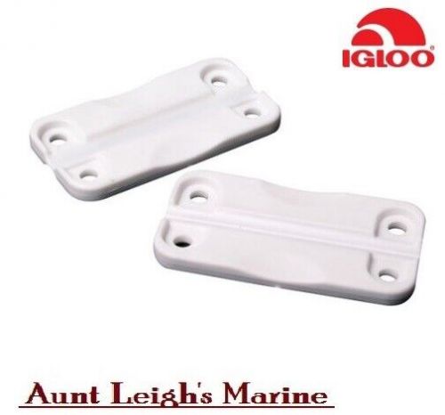 White plastic universal hinges for igloo 28.36.40.48,54,72,94,128,162 qt cooler