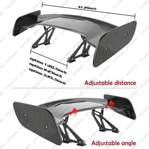 For mazda miata mx-5 mx-6 mx-7 46&#034; gt style rear trunk spoiler racing wing black