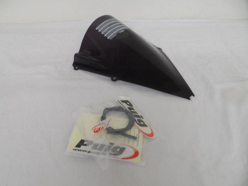 Suzuki gsx1300r hayabusa 2008-2013 puig z racing windscreen dark smoke 4826f