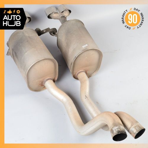 04-08 cadillac xlr 4.6l v8 exhaust muffler mufflers dual tips assembly oem