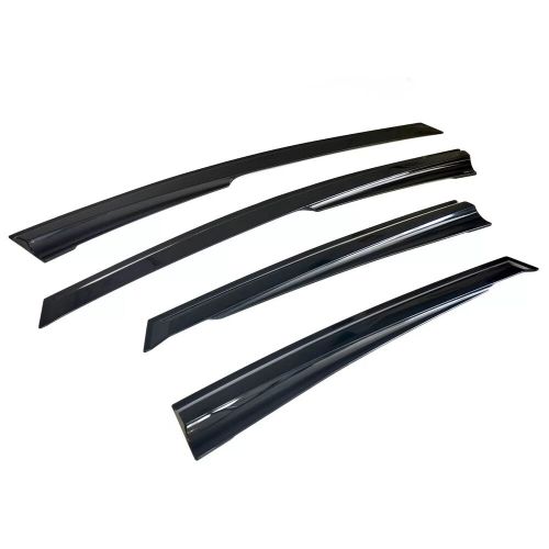 Wind rain sun smoke guard deflectors window visor for ford fiesta 2010 - 2020