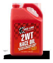 Red line synthetic oil 2 wt race oil, case of 4 gallons