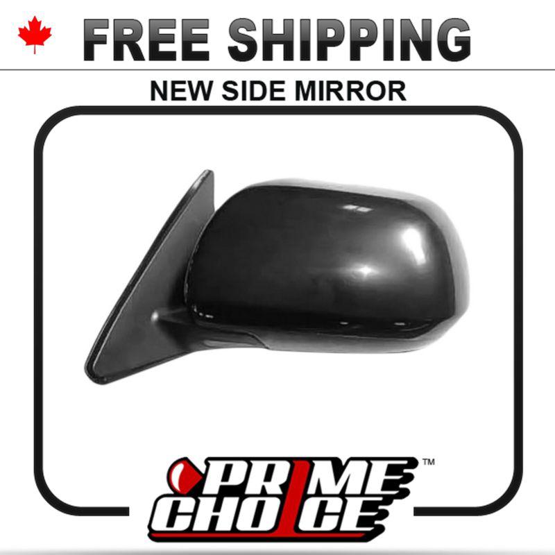 New manual black passenger side view mirror toyota tacoma right door rh