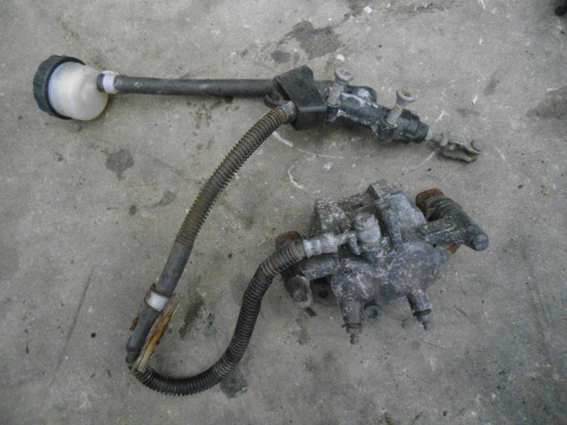 1987 kawasaki ninja zx750 zx 750 rear brake caliper master cylinder