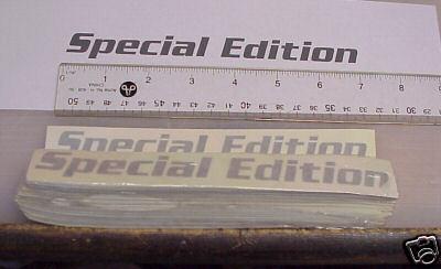 Honda toyota special edition decal sticker emblem se nissan ford bmw jeep audi