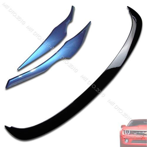 Painted bmw e90 3-series a style trunk spoiler & e90 eyelids eyebrows 05-11 §