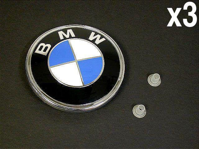 Bmw z3 side grille emblem genuine roundel kits (x3) fender badge insignia logo