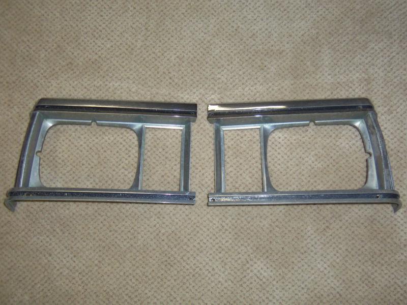 1981 el camino headlight bezels