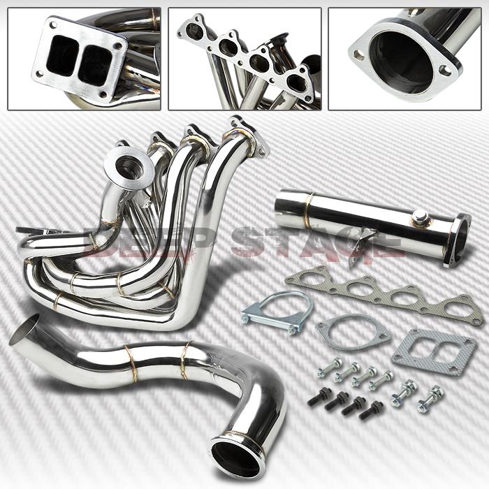 Ss t4 turbo turbocharger top mount manifold 88-01 b16 b18 civic/integra/prelude