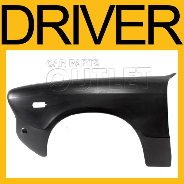 1976-1978 honda accord driver left front fender primered black steel replacement