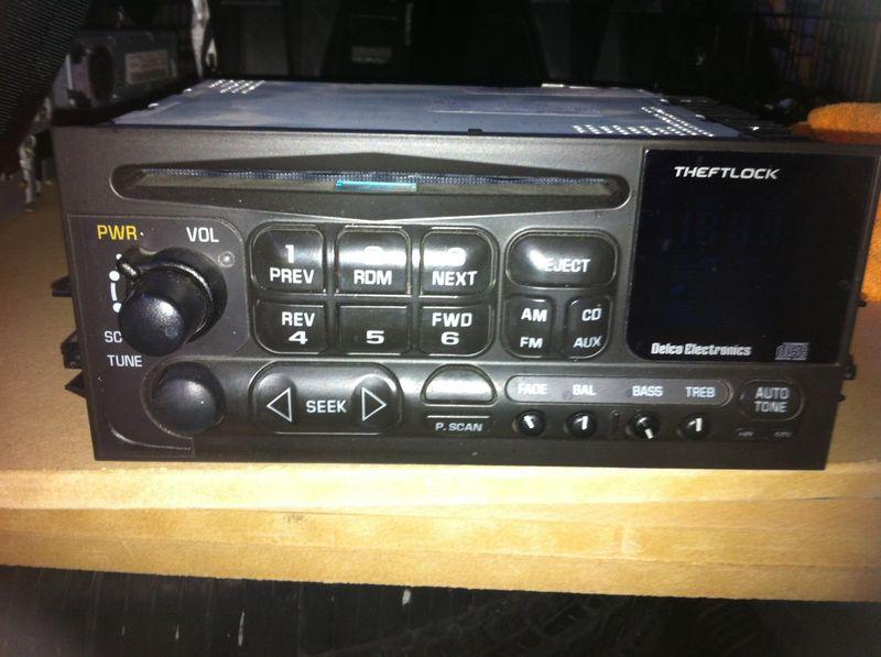 Chevrolet/gmc/gm 95-02 factory radio