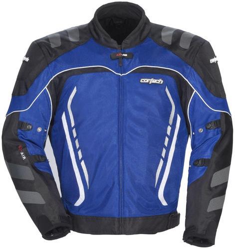 New cortech gx sport air-3 adult textile jacket, blue, small/sm