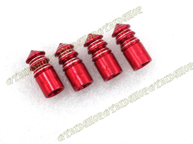 Tyre valve dust cap light-house fit for motor car 4pcs red