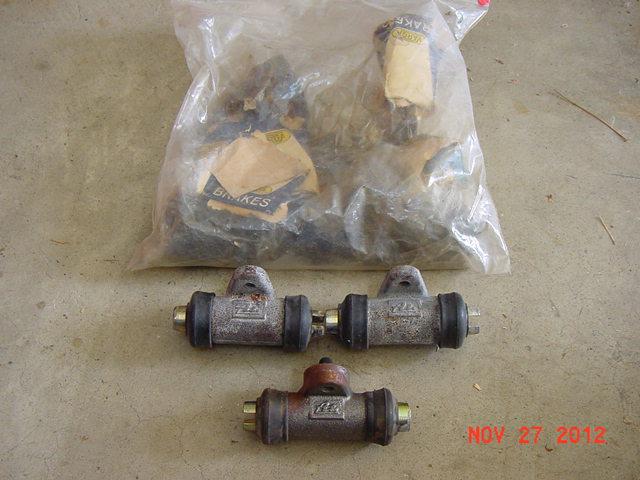 65-77 vw standard beetle/bug wheel cylinders & repair kits ate nos german