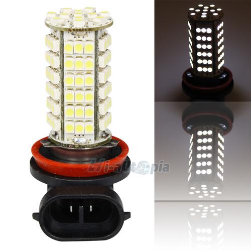 New 2 x car h11 102 smd led fog parking head light lamp bulb 12v white