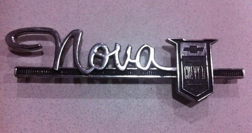 1963 1964 chevy nova ii emblem trim