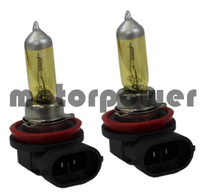 H11 super yellow low beam xenon gas halogen #t1 headlight 2x eu59 light bulbs