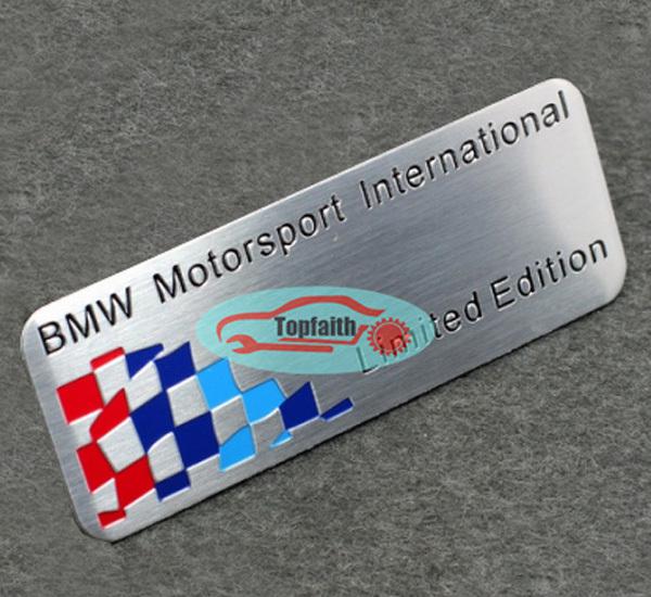 Rear decal motorsport international emblem badge sticker fit x m ///m m3 m5 m6