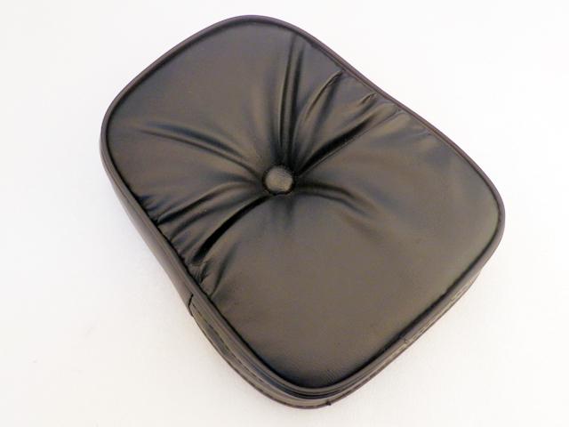 Backrest black cushioned pad for harley honda kawasaki suzuki yamaha cruiser