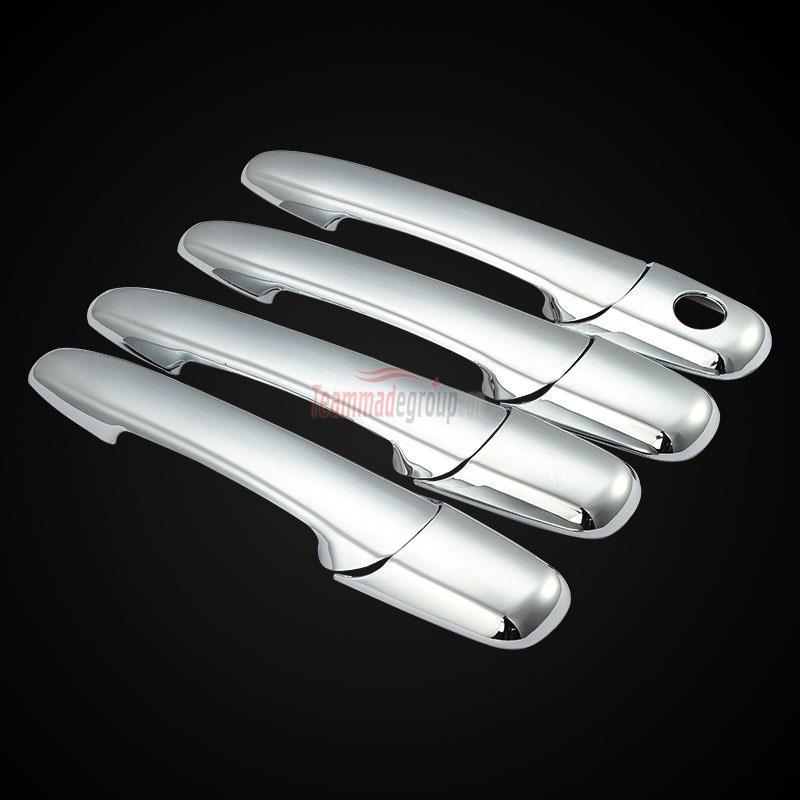 Chrome triple door handle cap cover for ford edge fusion lincoln mazda mercury