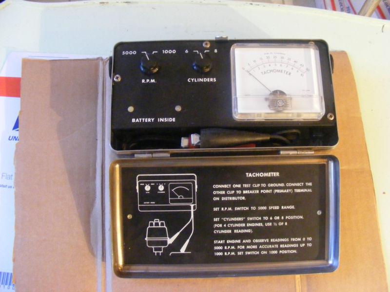 Vintage allen electric tachometer
