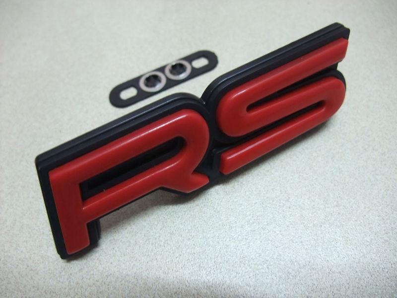 Rs honda civic yaris front grille grill badge emblem 3d