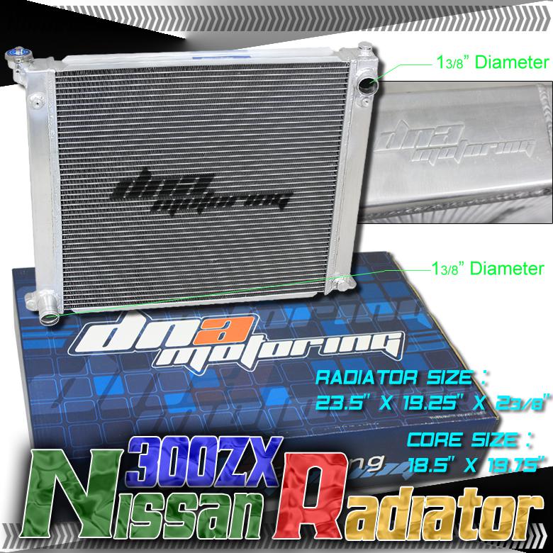 90-96 nissan 300zx z32 fairlady 2-row dual core full aluminum racing radiator mt