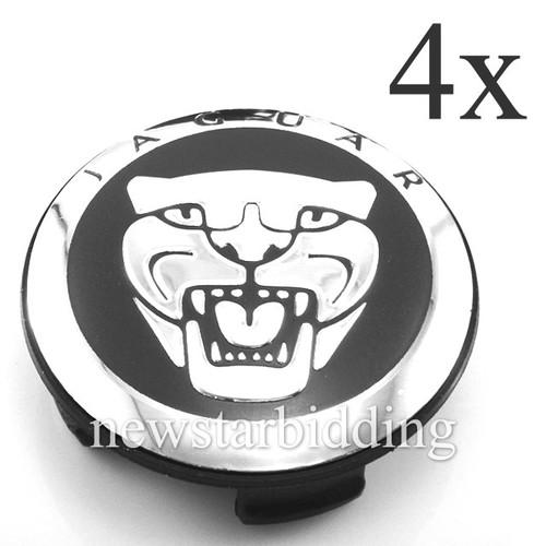 2.25 inch jaguar emblem wheel center hub 4 cap cover s type x type xk xf xj8 xk8