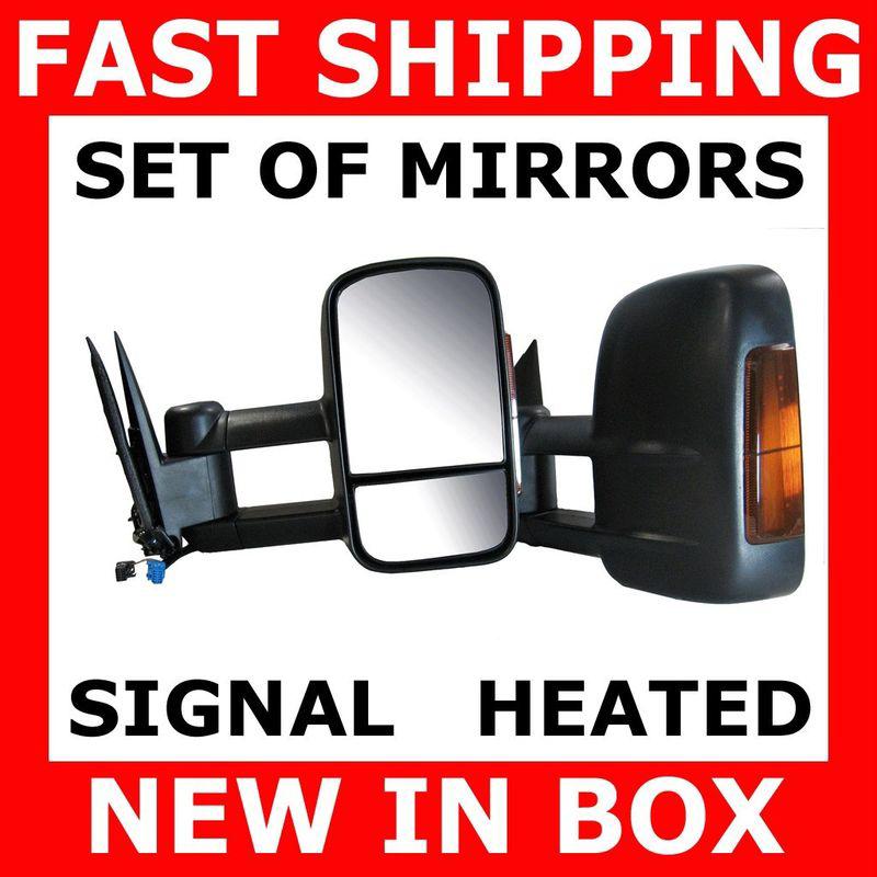 Mirror 03-06 gmc chevy truck power heated signal towing